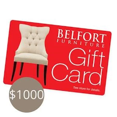 $1000 Belfort Gift Card